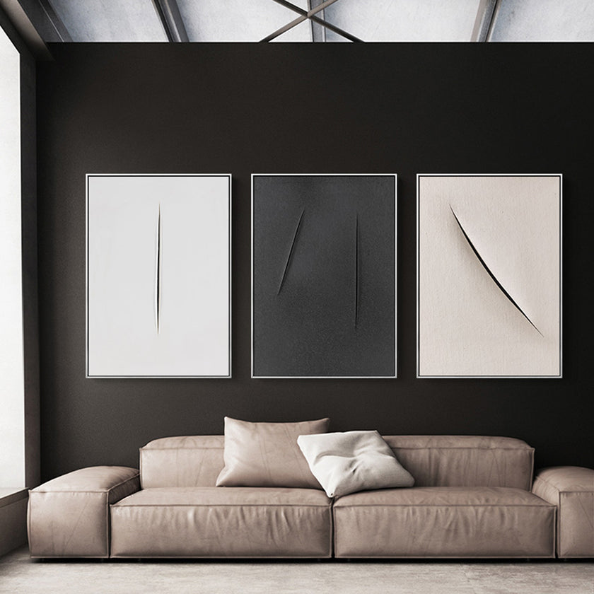 Wall Art - Abstract Scarification (3 sets) - Canvas Prints-Poster Prints