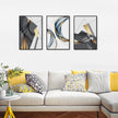 Wall Art - Abstract Gold (3 sets) - Canvas Prints-Poster Prints