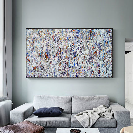 Wall art - Abstract line art hand painting style- Canvas Prints - Poster Prints
