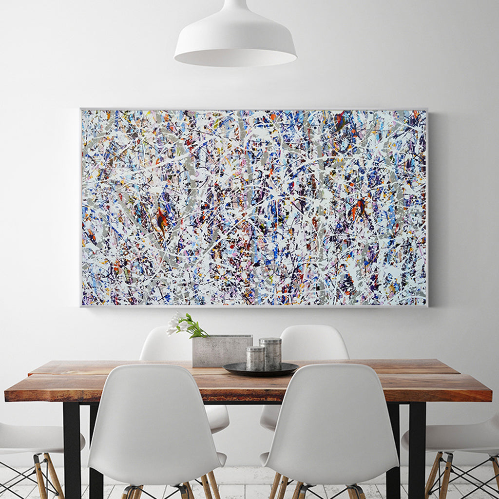 Wall art - Abstract line art hand painting style- Canvas Prints - Poster Prints
