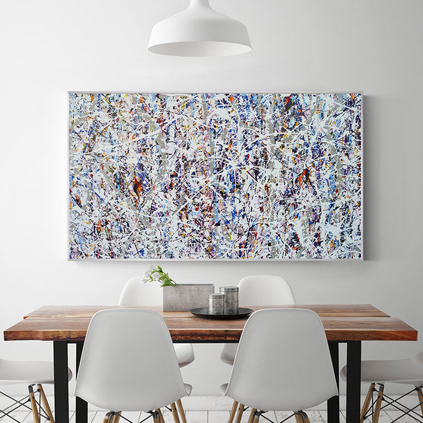 Wall art - Abstract line art hand painting style- Canvas Prints - Poster Prints