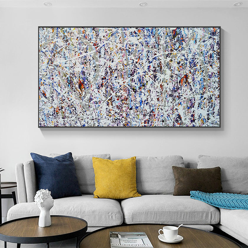 Wall art - Abstract line art hand painting style- Canvas Prints - Poster Prints