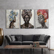 Wall Art  - African women 3 sets II - Poster Prints -Canvas Prints