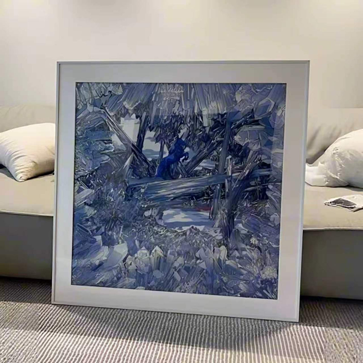 Scarf 90 frame | Scarf Frame in Black | Scarf Frame | Frame for Scarf | Vintage Scarf | Silk Scarf Frame | Framed Wall Art, scarf gold frame