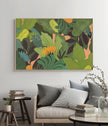 Botanical Art - Tropical Leaves - Canvas Prints-Poster Prints