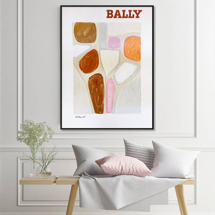 Wall Art - Bally Abstract by Gaultier - Canvas Prints-Poster Prints