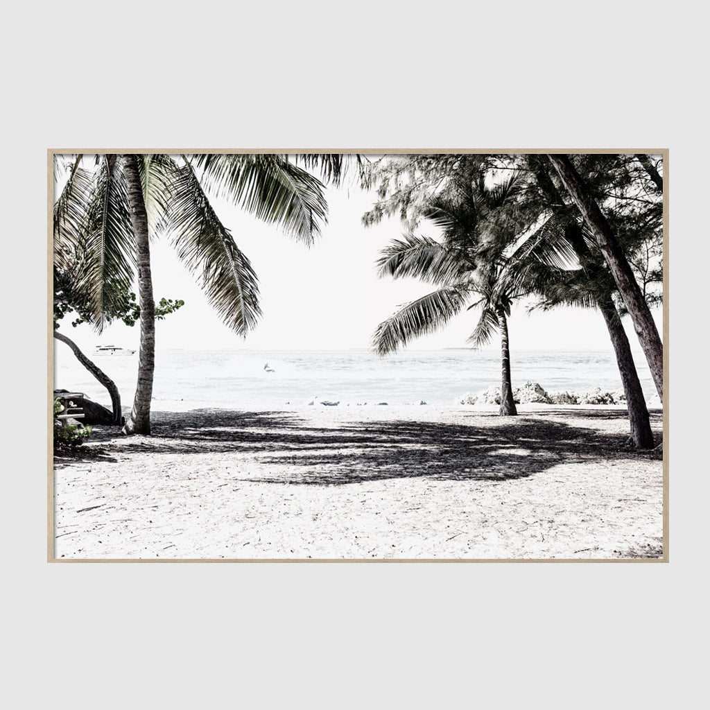 Landscape art prints -Wategos beach photo (white series) - Poster Prints -Canvas Prints