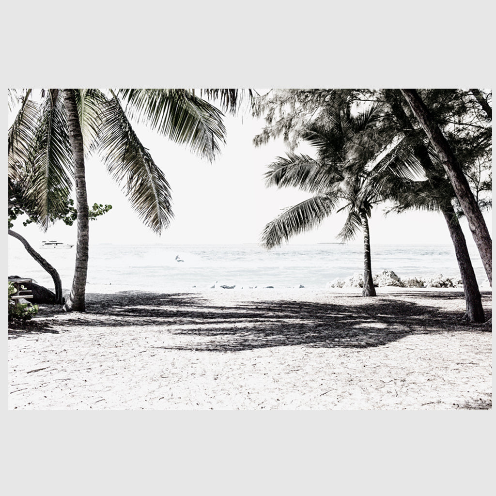 Landscape art prints -Wategos beach photo (white series) - Poster Prints -Canvas Prints