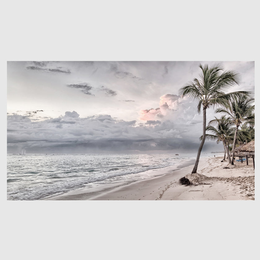 Landscape art prints -WATEGOS BEACH AND COCONUT TREES PHOTO ART PRINTS- Poster Prints -Canvas Prints