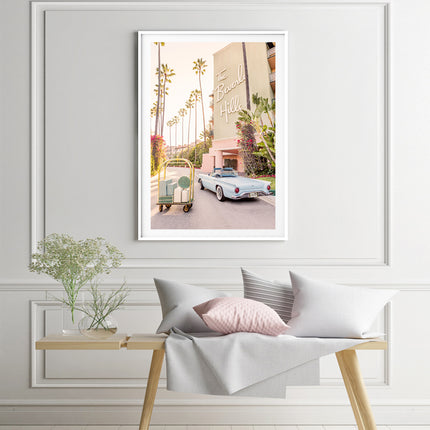 Wall Art - Beverley Hills Hotel - Canvas Prints-Poster Prints