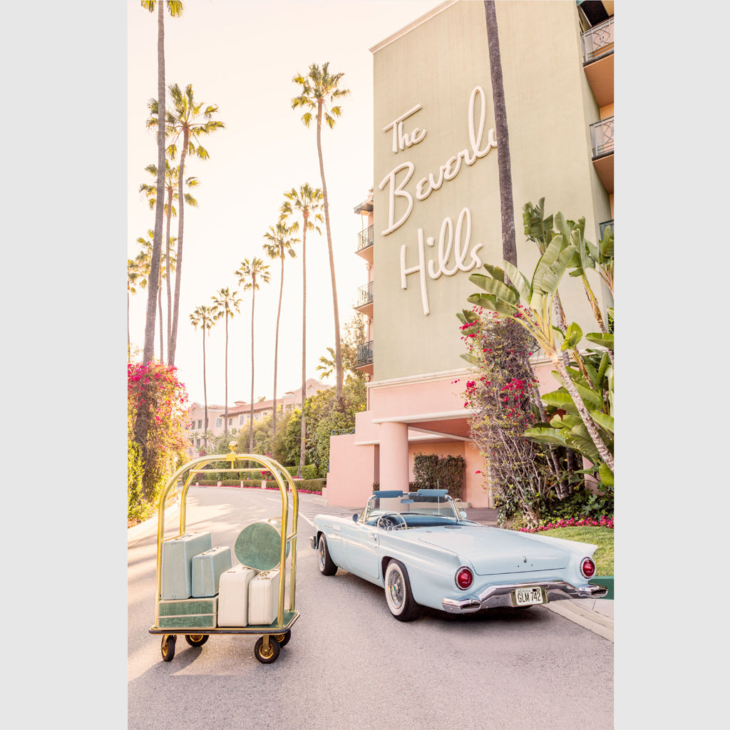 Wall Art - Beverley Hills Hotel - Canvas Prints-Poster Prints