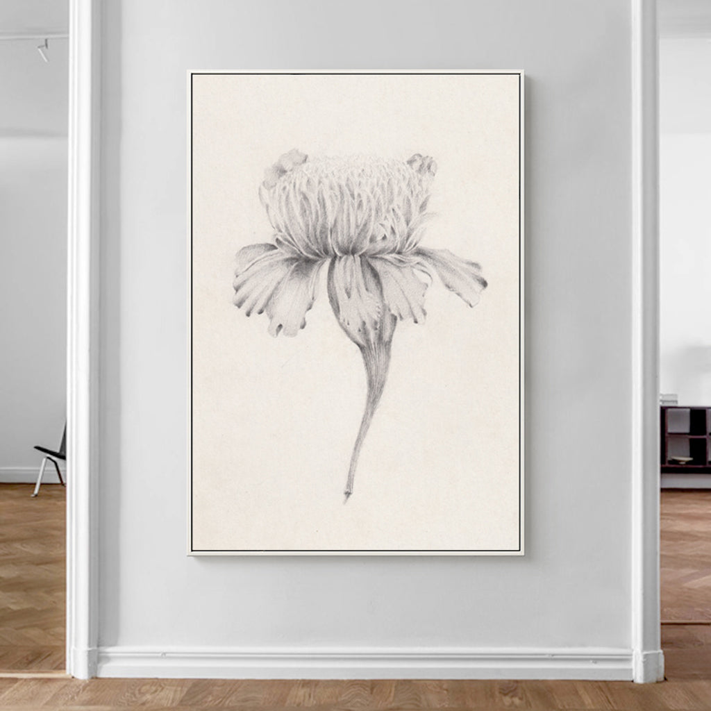 Wall art - Black and white floral - Canvas Prints - Poster Prints