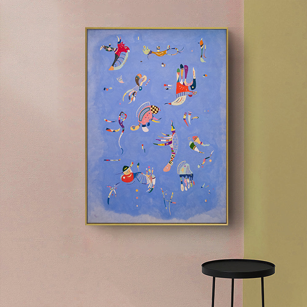Wall Art - Blue Sky By Wassily Kandinsky - Canvas Prints-Poster Prints