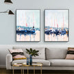 Wall art - Boat club 2 sets (2 sets)- Canvas Prints- Poster Prints