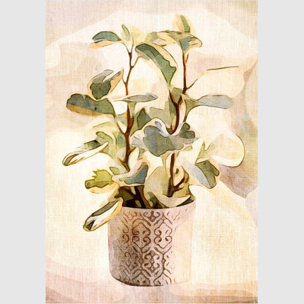 Wall Art - Botanical Leaves Watercolor Style 3 sets - Poster Prints -Canvas Prints