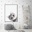 Wall Art - Cat With Glasses - Canvas Prints-Poster Prints