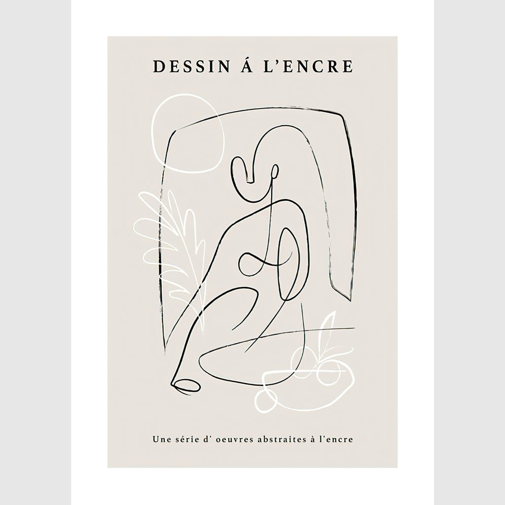 Wall Art - Line Art Women 3 sets - Poster Prints -Canvas Prints