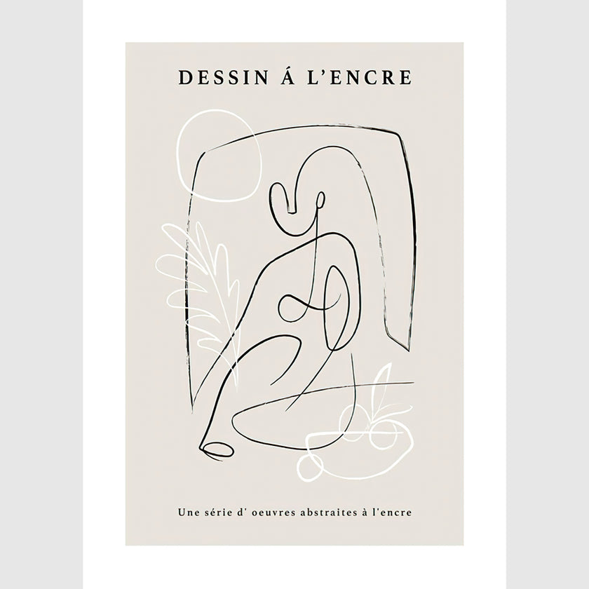 Wall Art - Line Art Women 3 sets - Poster Prints -Canvas Prints