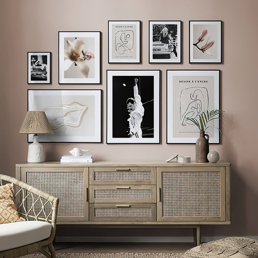 Wall Art - Line Art Women 3 sets - Poster Prints -Canvas Prints