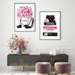 Wall art - Fashion Book (2 sets)- Canvas Prints- Poster Prints
