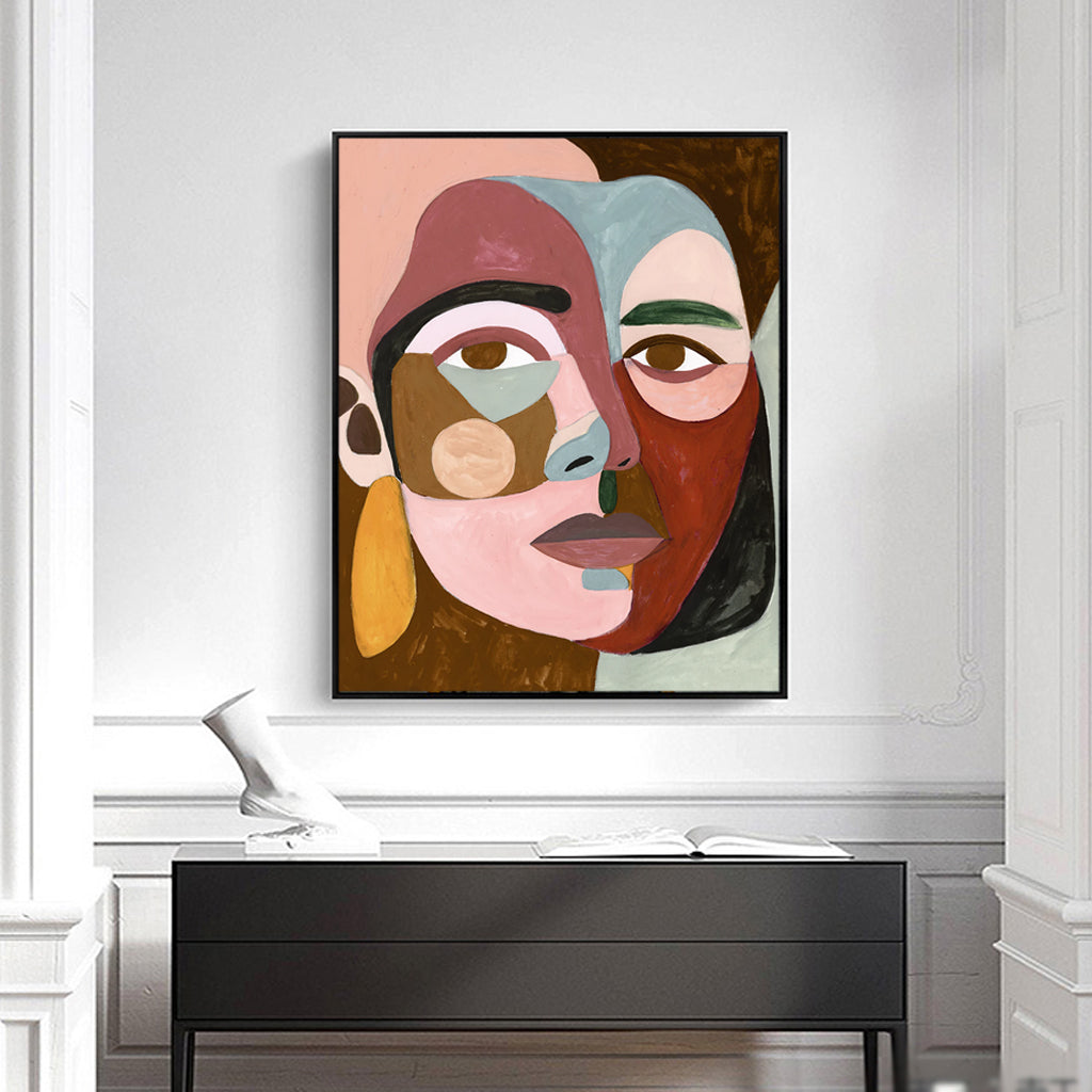 Wall art - Geo Face II - Canvas Prints - Poster Prints
