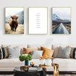 Wall art - Highland Cow - Canvas prints- Poster prints
