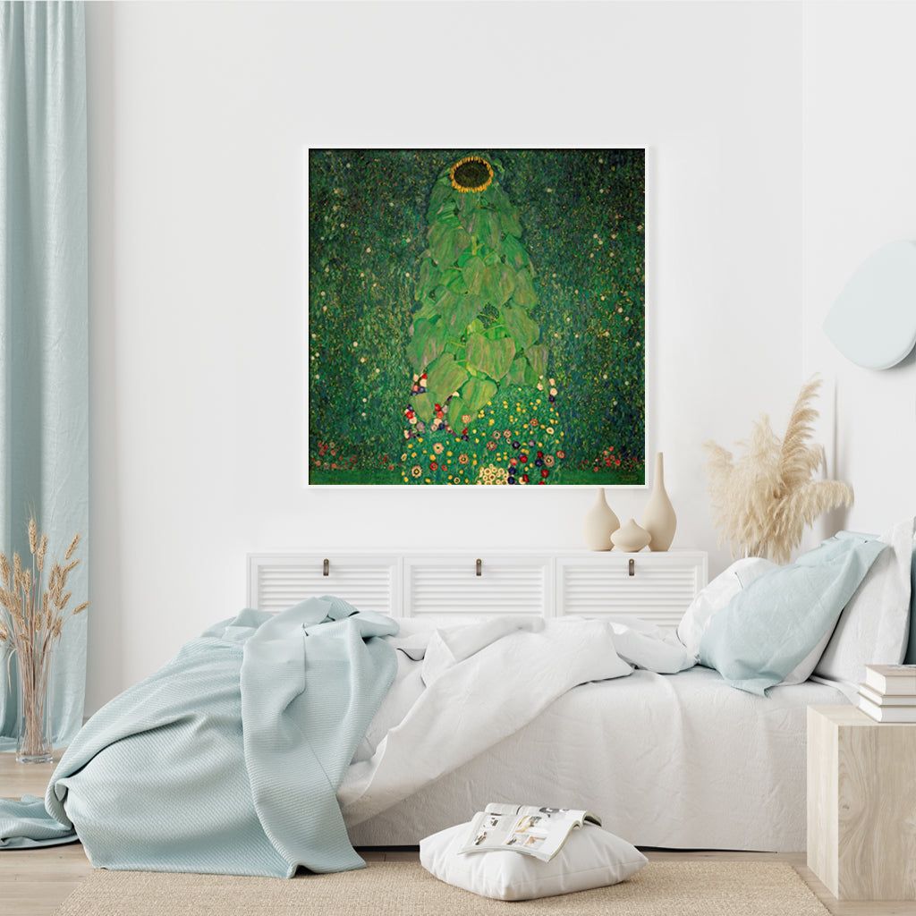 Wall Art - Sunflower by Gustav Klimt - Canvas Prints-Poster Prints