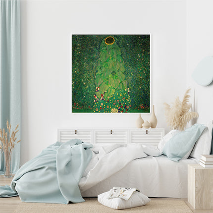 Wall Art - Sunflower by Gustav Klimt - Canvas Prints-Poster Prints
