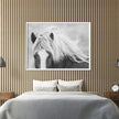 Wall art - Wild Horse Black White - Canvas Prints - Poster Prints