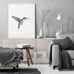 Wall art - Black white bird - Canvas Prints - Poster Prints