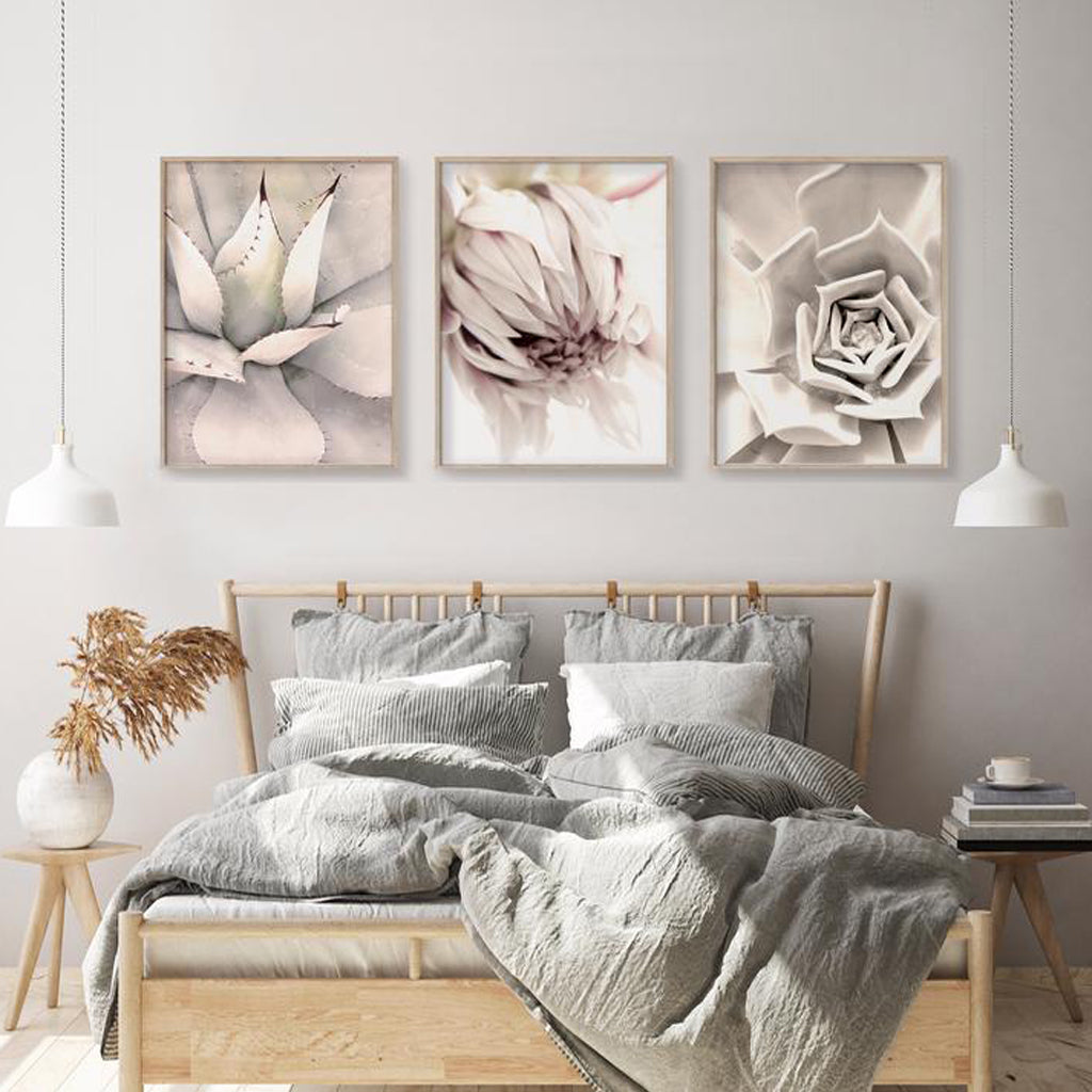 Wall art prints-Botanical Teen Room Decor Floral (3 sets) - Poster Prints -Canvas Prints
