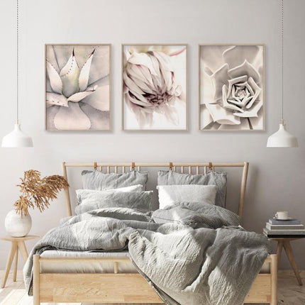Wall art prints-Botanical Teen Room Decor Floral (3 sets) - Poster Prints -Canvas Prints