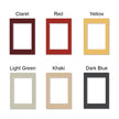 Pre-Cut Matboards, Frame Matboard with Window, Red, Yellow, Green, Blue, Khaki, A1, A2, A3, A4, Custom Size Available