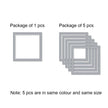 Pre-Cut Square Matboards, Frame Matboard with Window, White, Grey, Black, 16 inches, 20 inches, 24 inches,  Custom Size Available