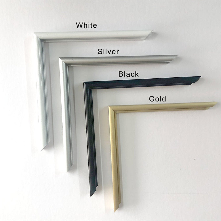 Handmade Photo Frame, Aluminium Wall Art Frame, Custom Size Poster Frame, Ready to Hang
