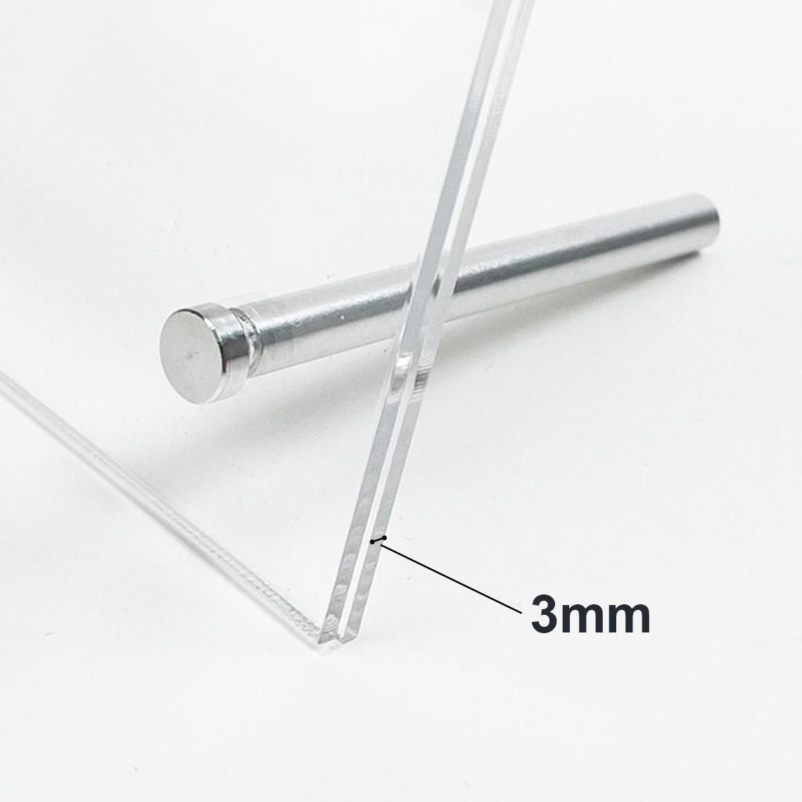 Clear Acrylic Visiable Photo Frame, A3 A4 A5 A6 Picture Frame, Artwork Award Display,Advertising Sign with Aluminum Stand leg Personalized