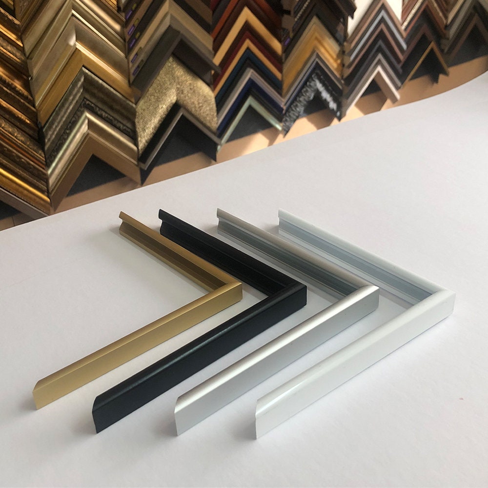 Handmade Photo Frame, Aluminium Wall Art Frame, Custom Size Poster Frame, Ready to Hang