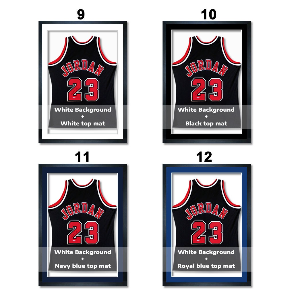 Custom Jersey Frame DIY Kit, Handmade Jersey Display Case, Covered With Glass, Ready to Hang