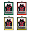 Custom Jersey Frame DIY Kit, Handmade Jersey Display Case, Covered With Glass, Ready to Hang