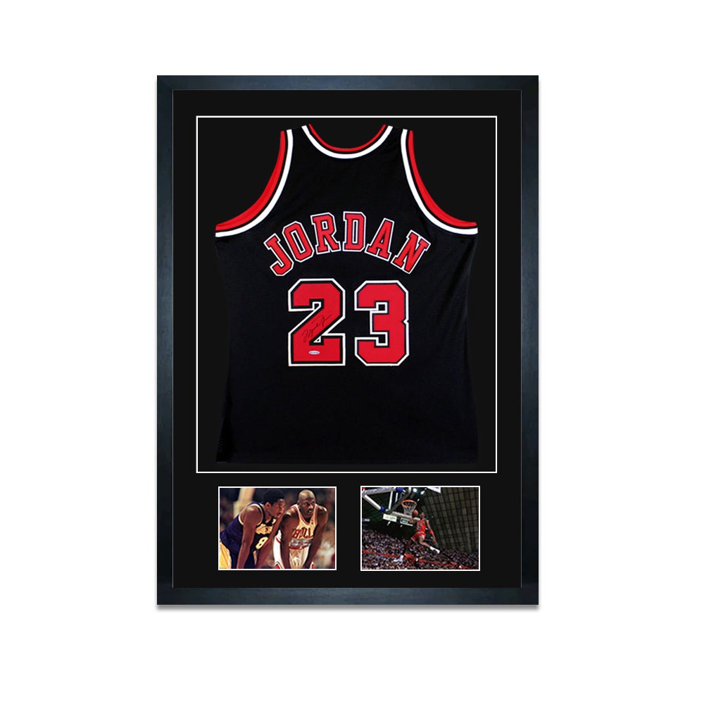 Custom Jersey Frame with Two Picture Windows, Handmade Jersey Display Case, Covered With Glass, Ready to Hang, 70cm x 100cm