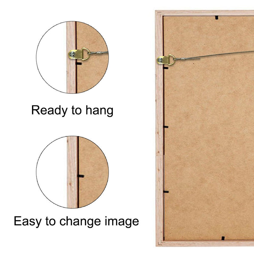 Handmade Certificate Framing with Double Mat, Customized Timber Certificate, Two A4 Windows, Ready to Hang