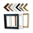 Custom Empty Floating Frame,Solid Wood Frames for Canvas Art, Personalized Size Box Frames, Ready to Hang,customer sized L shape
