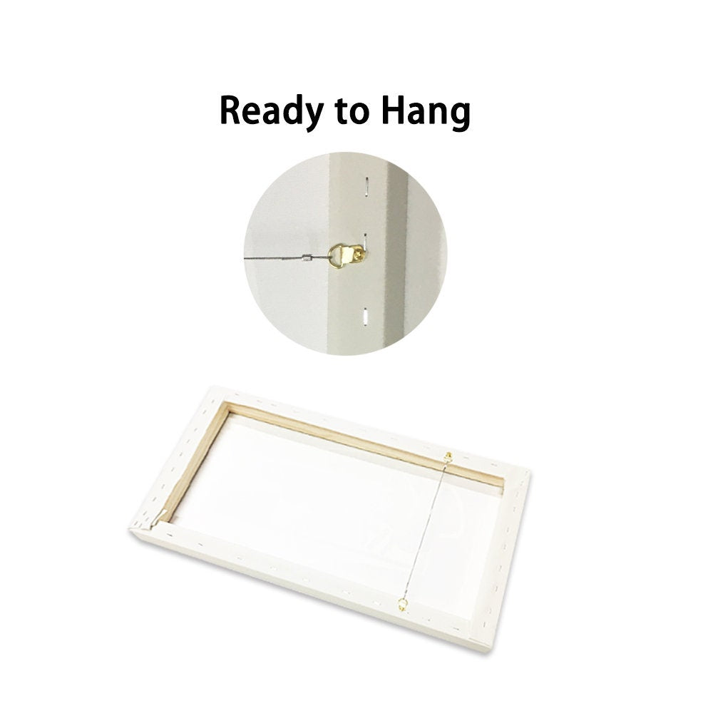 Custom Blank Canvas Stretch , Stretched Blank Canvas, Personalized Size Canvas, Stretched White Canvas, Ready to Hang