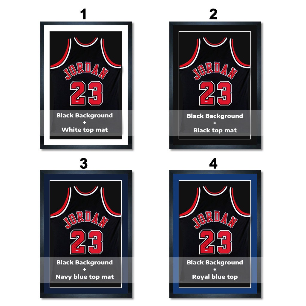 Custom Jersey Frame DIY Kit, Handmade Jersey Display Case, Covered With Glass, Ready to Hang