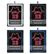 Custom Jersey Frame DIY Kit, Handmade Jersey Display Case, Covered With Glass, Ready to Hang