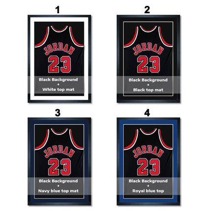 Custom Jersey Frame DIY Kit, Handmade Jersey Display Case, Covered With Glass, Ready to Hang
