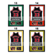 Custom Jersey Frame with Two Picture Windows, Handmade Jersey Display Case, Covered With Glass, Ready to Hang, 70cm x 100cm