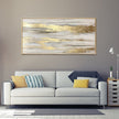 Hand painting Large Abstract Golden clouds golden sky Oil Painting on Canvas, Original Gold Foil Texture Acrylic Painting Modern Rolled art