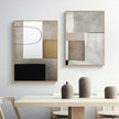 Wall Art prints - Abstract light grey series 3 sets - Poster Prints -Canvas Prints