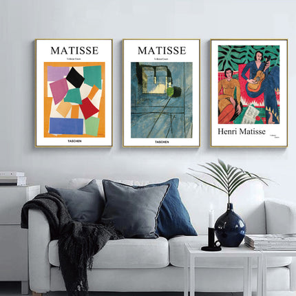 Wall Art prints - View of notre dame by Henri Matisse( 3 sets )- Poster Prints -Canvas Prints